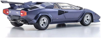 Lamborghini Countach LP5000 Quattrovalvole Dark Blue 1:18 Kyosho Model (view 2)