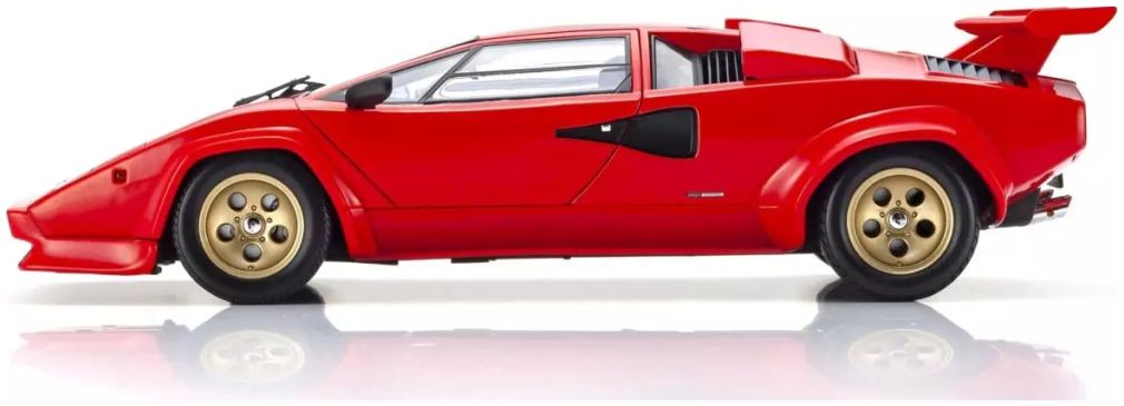 Lamborghini Countach LP5000 Quattrovalvole Red 1:18 Kyosho Model (view 3)