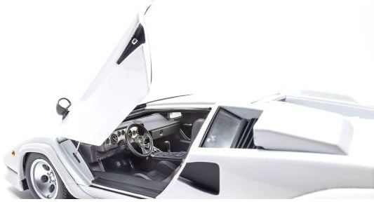 Available to Order – Lamborghini Countach LP400 S White 1:18 (KYO 08320WFL)