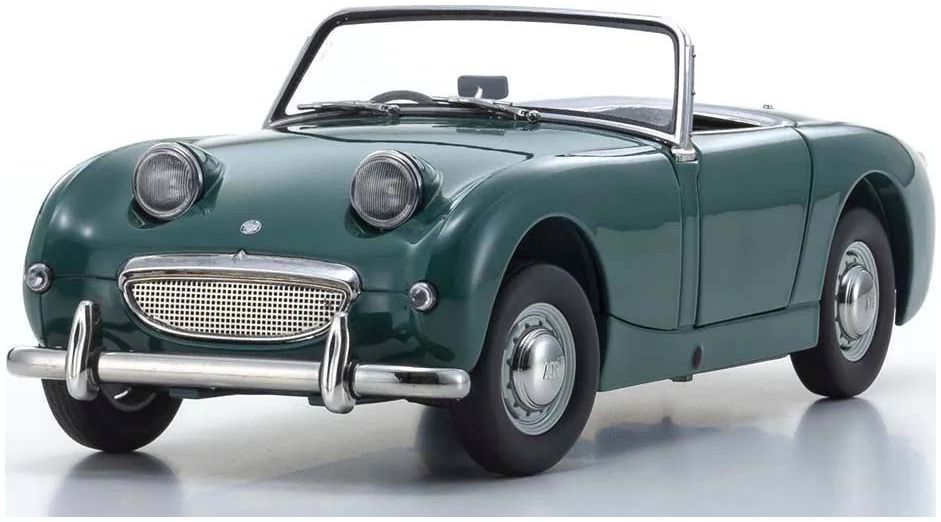 Available to Order – Austin Healey Sprite 1958 Leaf Green 1:18 (KYO 08953LG)