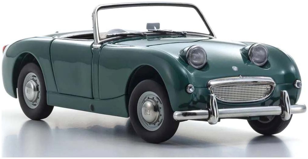 Available to Order – Austin Healey Sprite 1958 Leaf Green 1:18 (KYO 08953LG)
