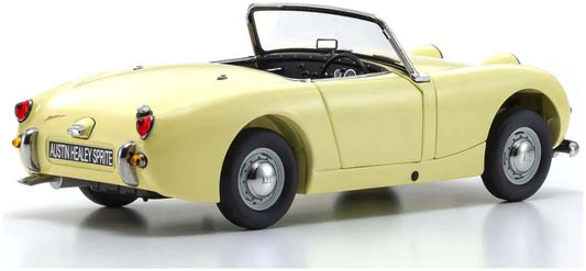 Available To Order – Austin Healey Sprite 1958 Primrose Yellow 1:18 (KYO 08953PY)