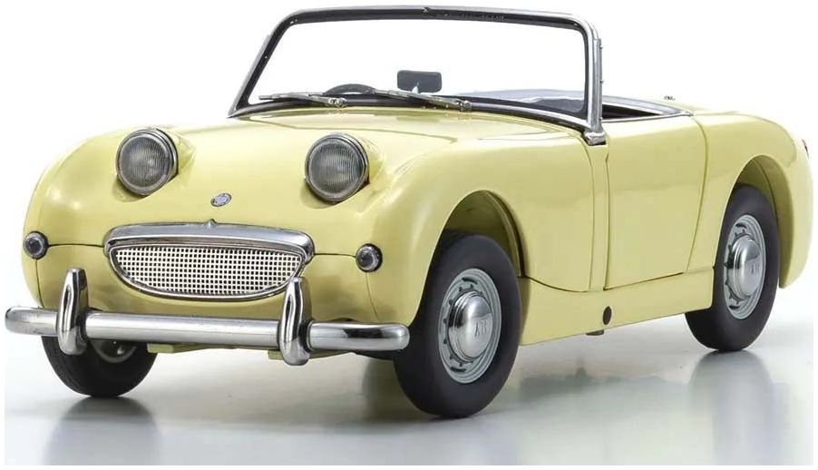 Available to Order – Austin Healey Sprite 1958 Primrose Yellow 1:18 (KYO 08953PY)