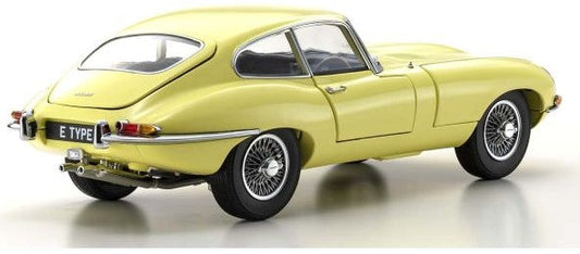 Available to Order – Jaguar E-Type 3.8L Coupe MK1 1961 Pale Primrose 1:18 (KYO 08954LY)