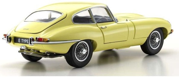 Available to Order – Jaguar E-Type 3.8L Coupe MK1 1961 Pale Primrose 1:18 (KYO 08954LY)