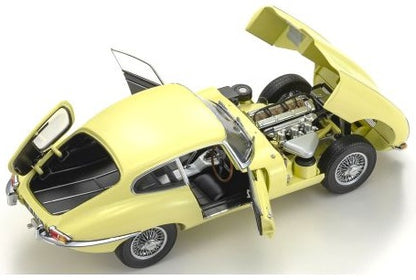 Available to Order – Jaguar E-Type 3.8L Coupe MK1 1961 Pale Primrose 1:18 (KYO 08954LY)