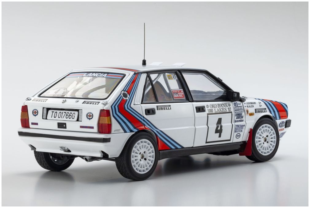 Available to Order – Lancia Delta HF 4WD 1000 Lakes 1987 Team Lancia Nr.4 1:18 (KYO 08960B)
