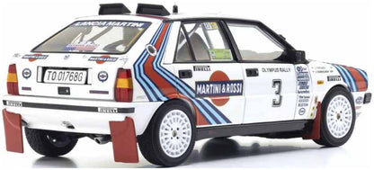 Available to Order – Lancia Delta HF 4WD Olympus Rally 1987 Martini Rossi #3 1:18 (KYO 08960E)