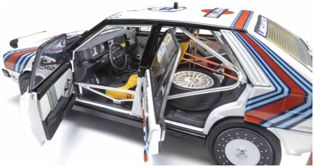 Available to Order – Lancia Delta HF 4WD Rally Monte Carlo 1988 Martini #3 1:18 (KYO 08960F)
