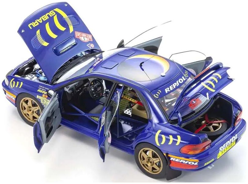 Available to Order – Subaru Impreza Carlos Sainz Winner Monte Carlo 1995 Nr.5 1:18 (KYO 08962B)