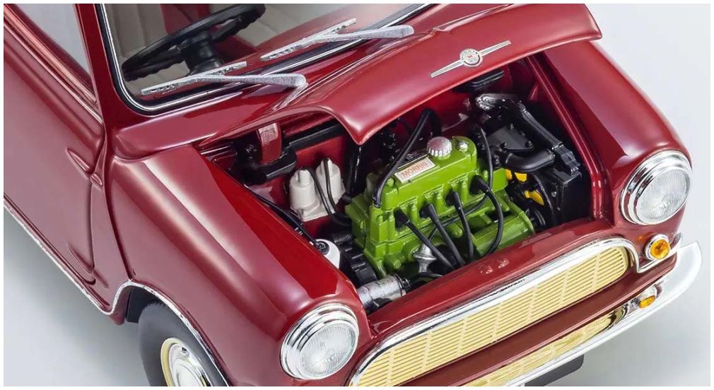 Available to Order – Morris Mini Minor Cherry Red 1:18 (KYO 08964R)
