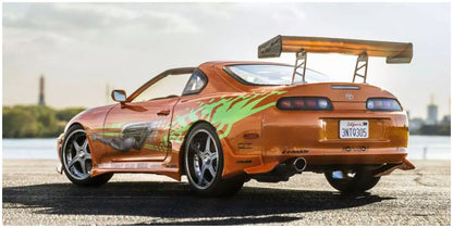 Toyota Supra Turbo Fast & Furious Orange Pearl 1:18 Kyosho Model (view 2)
