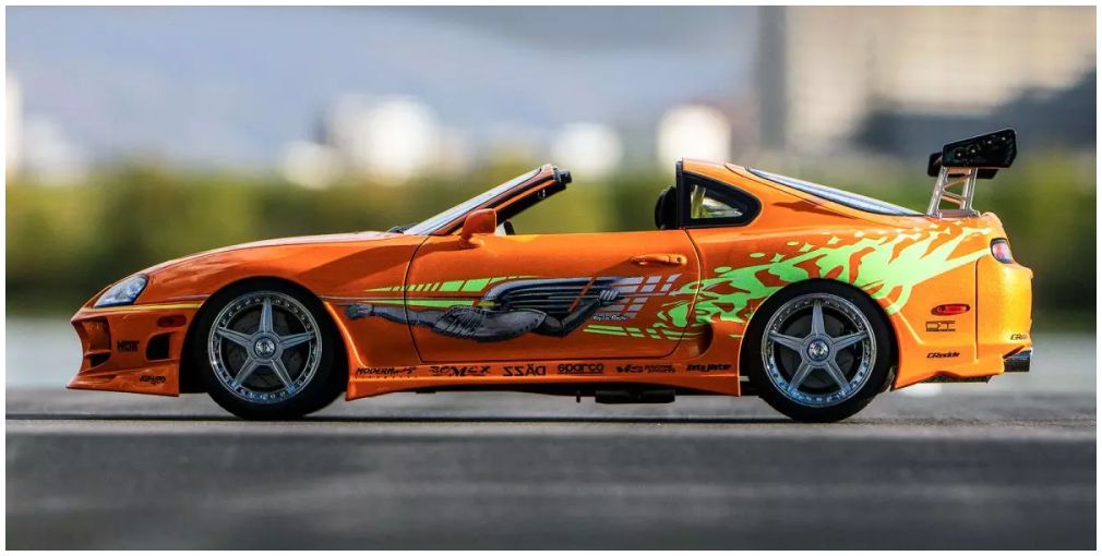 Toyota Supra Turbo Fast & Furious Orange Pearl 1:18 Kyosho Model (view 3)