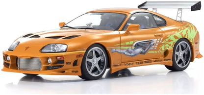 Toyota Supra Turbo Fast & Furious Orange Pearl 1:18 Kyosho Model (view 6)