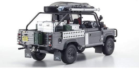 Available To Order – Land Rover Defender 2001 Tomb Raider Edition (Resin) 1:18 Kyosho Model (KYO R08903TR)
