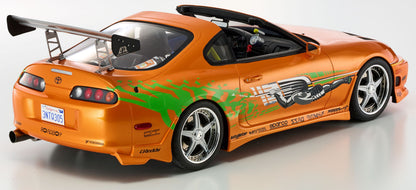 Resin - Toyota Supra Turbo Fast & Furious Orange / Decals - 1:12 1:12 Kyosho Model (view 2)