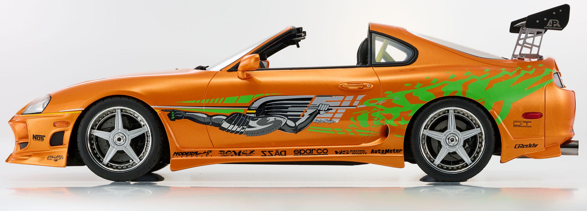 Resin - Toyota Supra Turbo Fast & Furious Orange / Decals - 1:12 1:12 Kyosho Model (view 3)