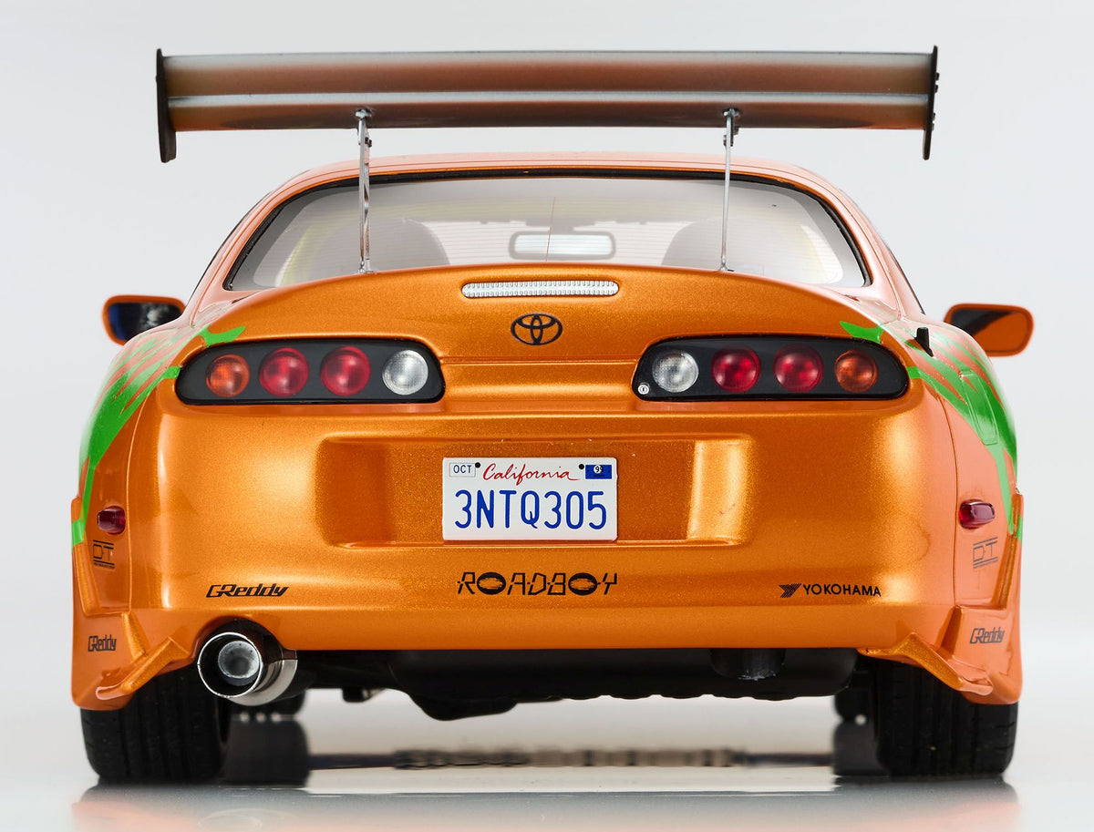 Resin - Toyota Supra Turbo Fast & Furious Orange / Decals - 1:12 1:12 Kyosho Model (view 4)