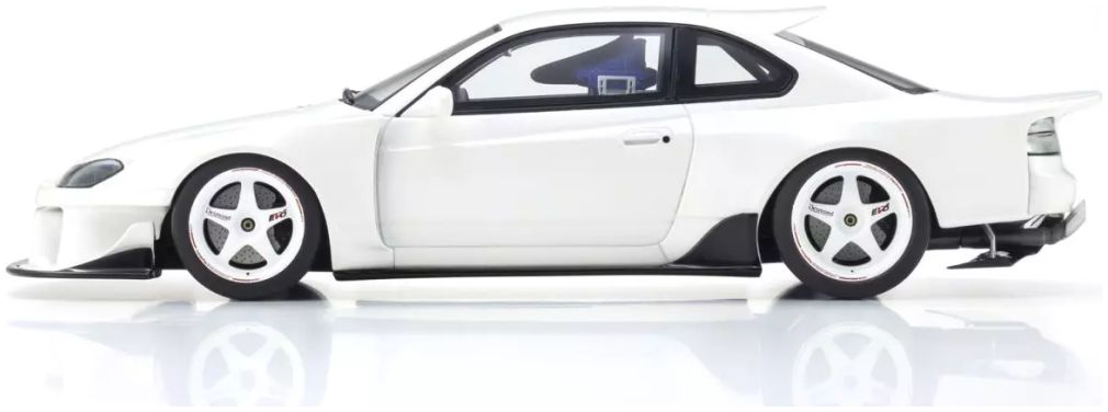 Samurai Collection Nissan Silvia S15 Khyzyl Saleem White 1:18 Kyosho Model (view 3)