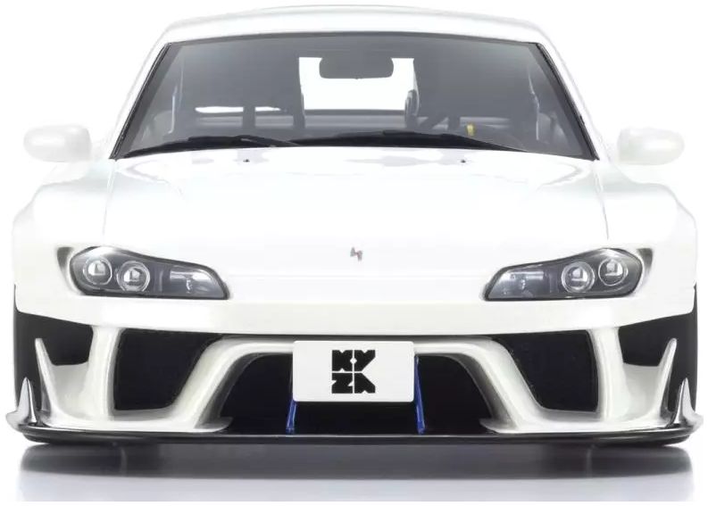 Samurai Collection Nissan Silvia S15 Khyzyl Saleem White 1:18 Kyosho Model (view 4)
