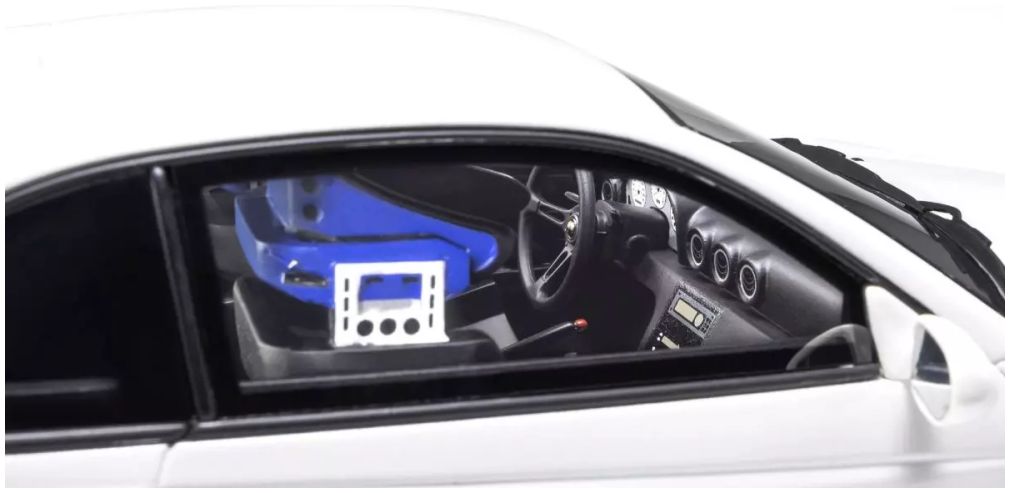 Samurai Collection Nissan Silvia S15 Khyzyl Saleem White 1:18 Kyosho Model (view 5)