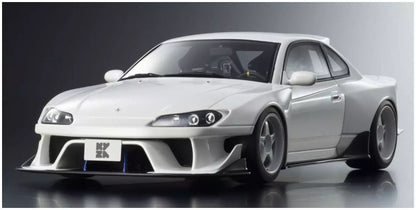 Samurai Collection Nissan Silvia S15 Khyzyl Saleem White 1:18 Kyosho Model (view 6)