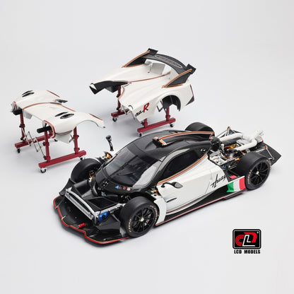 Available To Order – Hood Holder Semi-Gloss Red (x2) 1:18 LCD Models Model (LCD 08SGR)