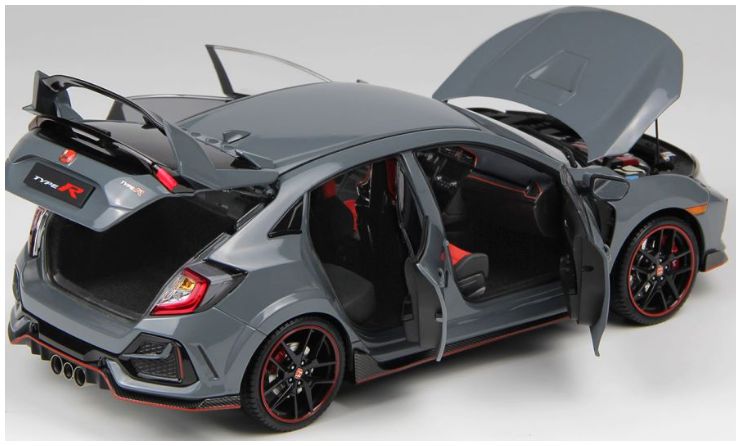 Available to Order – Honda Civic Type R FK8 2020 Cement Grey 1:18 (LCD 18005GY)