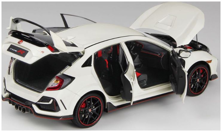 Available to Order – Honda Civic Type R FK8 2020 Championship White 1:18 (LCD 18005W)
