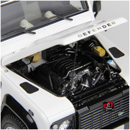 Available to Order – Land Rover Defender 90 2018 Works V8 70th Edition White 1:18 (LCD 18007W)