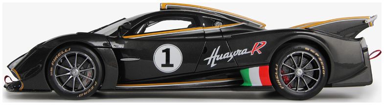 Available to Order – Pagani Huayra R Black Carbon 1:18 (LCD 18012K)
