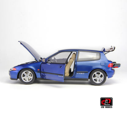 Available to Order – Honda Civic SiR II(EG6) Blue 1:18 (LCD 18018B)