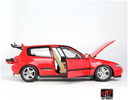 Available to Order – Honda Civic SiR II(EG6) Red 1:18 (LCD 18018R)