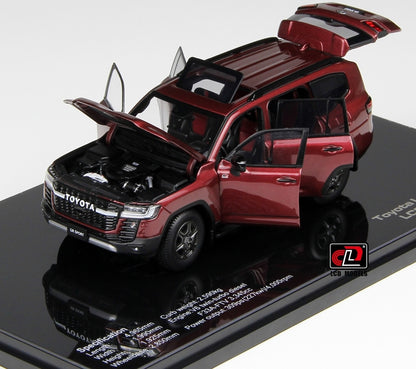 Available To Order – Toyota LC300-GR Sport Red 1:43 LCD Models Model (LCD 43011R)