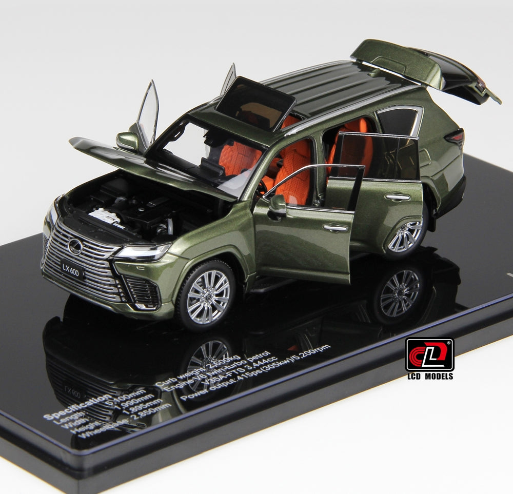 Available To Order – Lexus LX600 Nori Green 1:43 LCD Models Model (LCD 43013G)