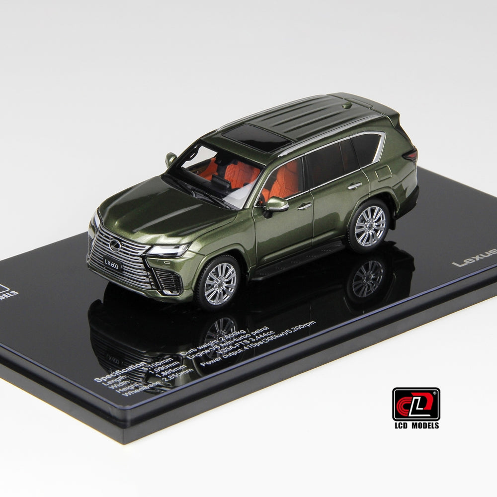 Available To Order – Lexus LX600 Nori Green 1:43 LCD Models Model (LCD 43013G)
