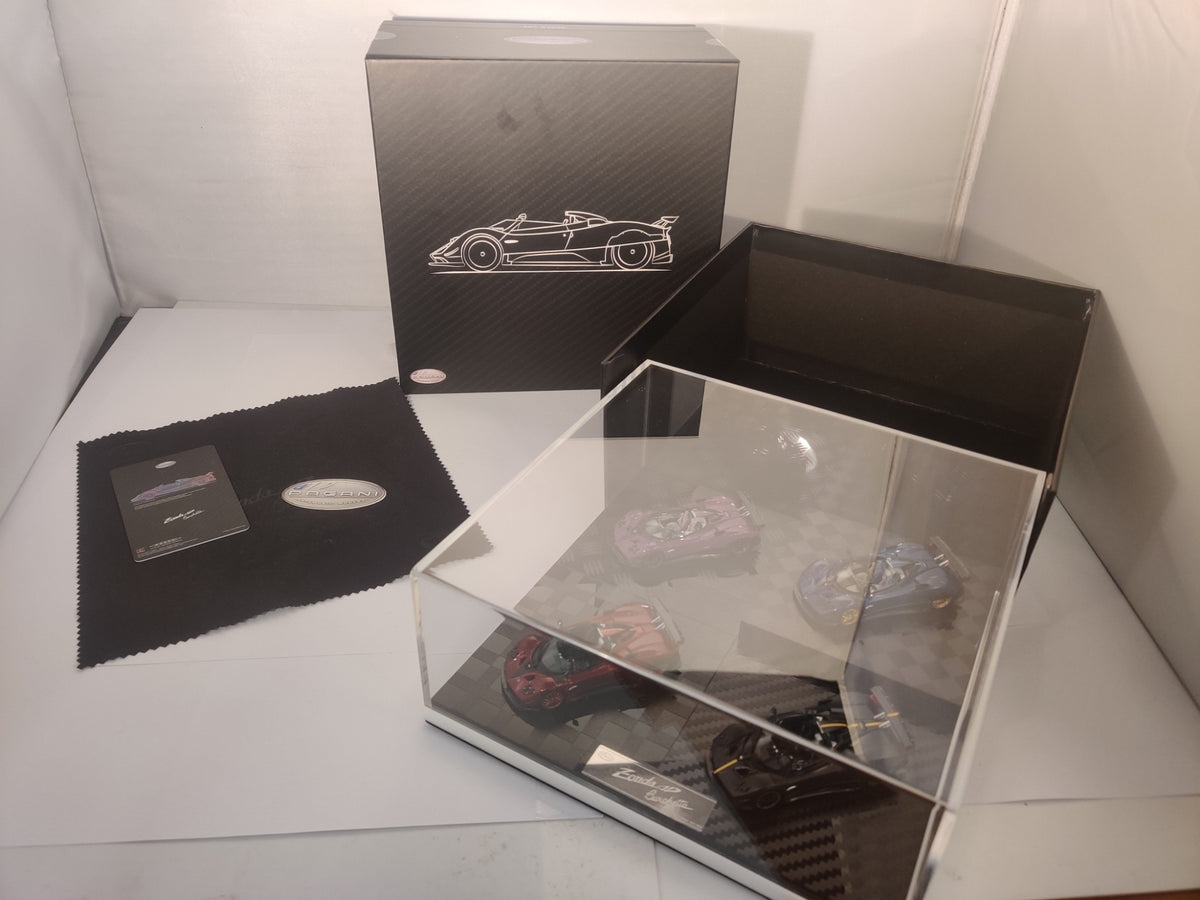 Available To Order – Pagani Zonda HP Carbon Set (x4) Global Limited Edition 699 Sets) 1:64 LCD Models Model (LCD 64018SET)