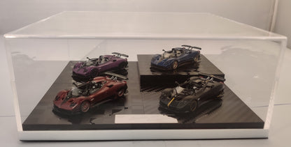 Available To Order – Pagani Zonda HP Carbon Set (x4) Global Limited Edition 699 Sets) 1:64 LCD Models Model (LCD 64018SET)