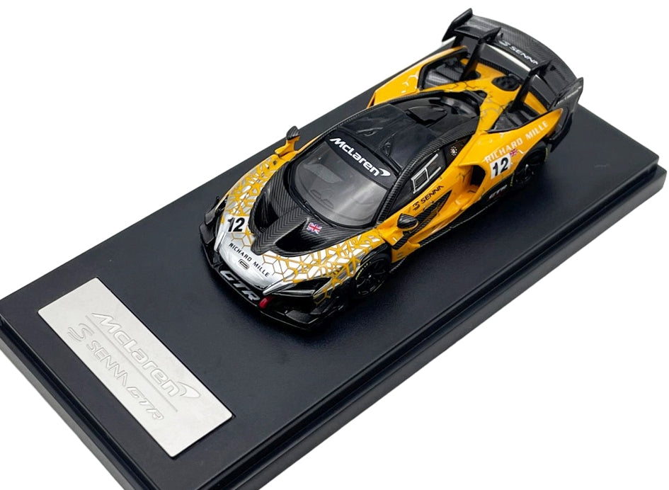 McLaren Senna GTR- Electroplate Orange #12 1:64 LCD Models Model (view 2)