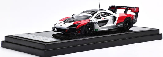 McLaren Senna GTR Red & White 1:64 LCD Models Model (view 2)
