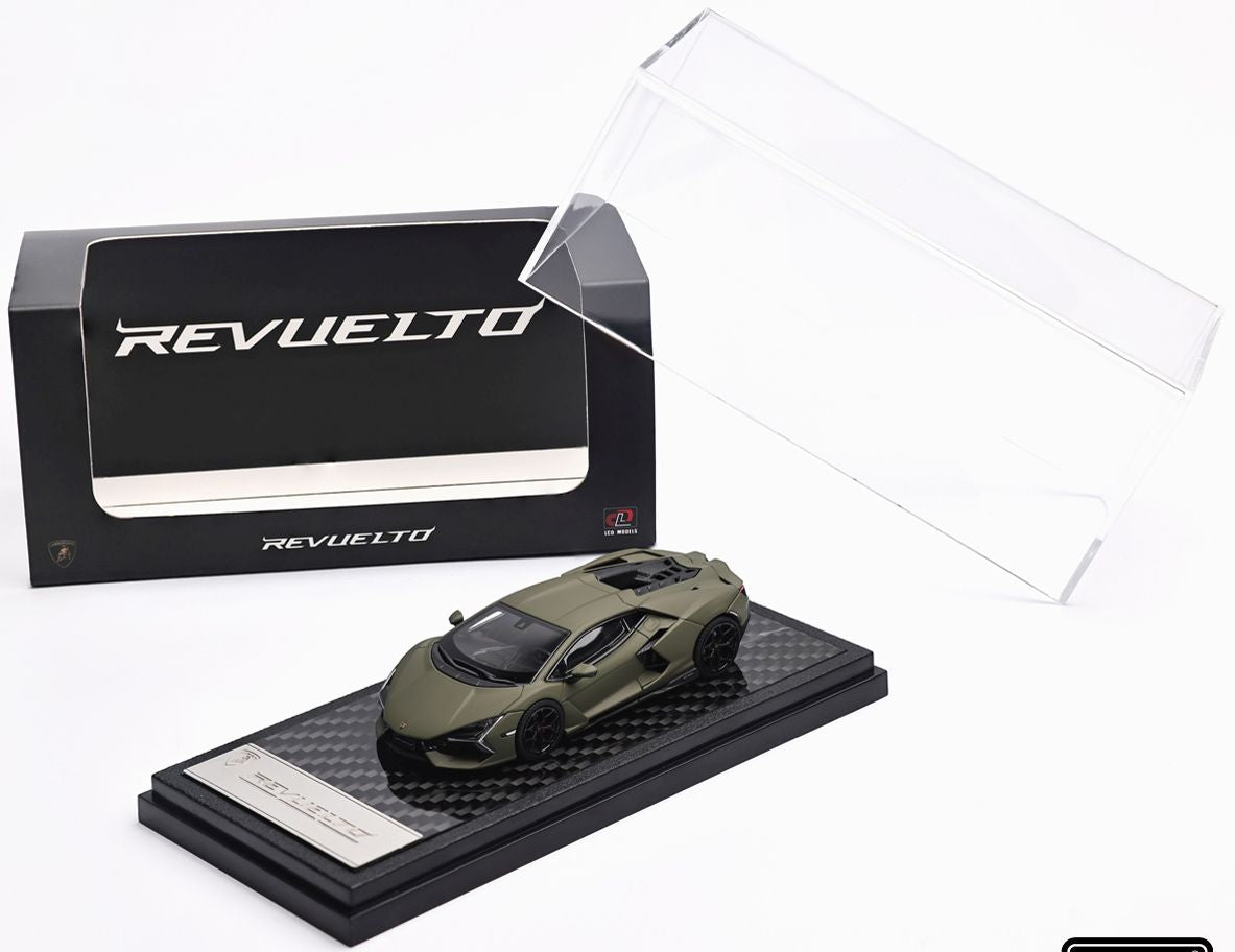 Available to Order – Lamborghini Revuelto Matte Green 1:64 LCD Models Model (LCD 64042MG)