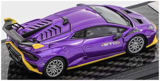 Lamborghini Huracan STO Purple 1:64 LCD Models Model (view 2)