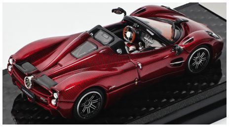 Available To Order – Pagani Utopia Roadster Carbon Red 1:64 LCD Models Model (LCD 64047CR)