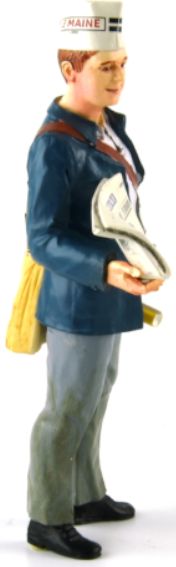 Joseph Vendeur de Journaux 'Le Maine Libre du 18-19 June 1966' Figure 1:18 – diecast model (view 2)