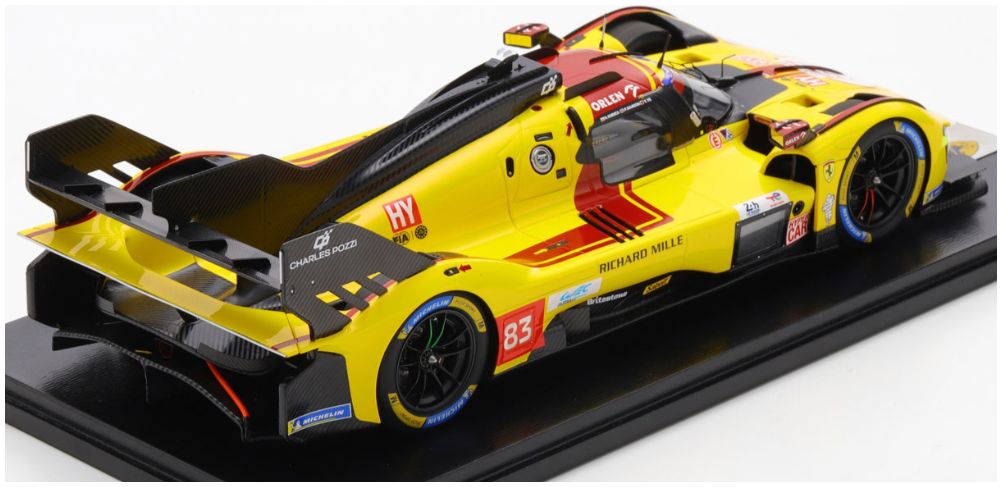 Available To Order – Ferrari 499P #83 AF Corse Winner Le Mans 24H 2025 R. Kubica/Y. Ye/P. Hanson 1:18 (LOO 18LM053)