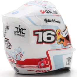 Available To Order – Charles Leclerc Monaco GP 2025 2nd Helmet 1:5 (LOO HEL013)