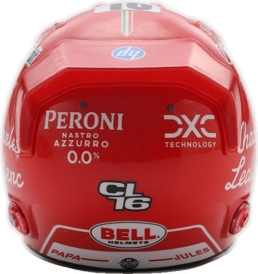Charles Leclerc Italian GP 2025 Helmet 1:5 Looksmart Model (view 4)