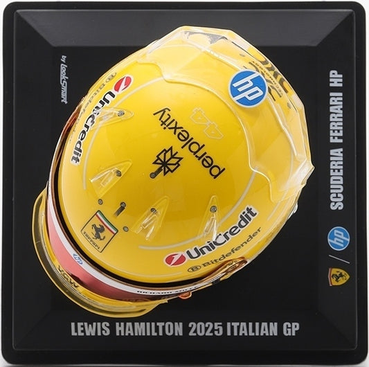 Lewis Hamilton Italian GP 2025 Helmet 1:5 Looksmart Model (view 2)