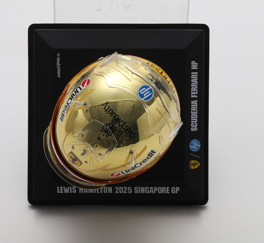 Lewis Hamilton Helmet Singapore GP 2025 1:5 Looksmart Model (view 2)