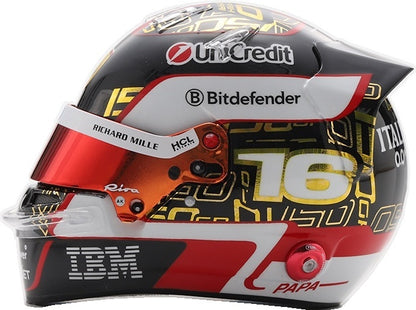 Available To Order – Charles Leclerc Scuderia Ferrari HP Abu Dhabi GP 2025 Helmet 1:5 Looksmart Model (LOO HEL028)